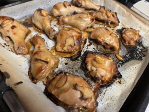 朝方にオーブンで焼いて冷蔵庫へイメージ